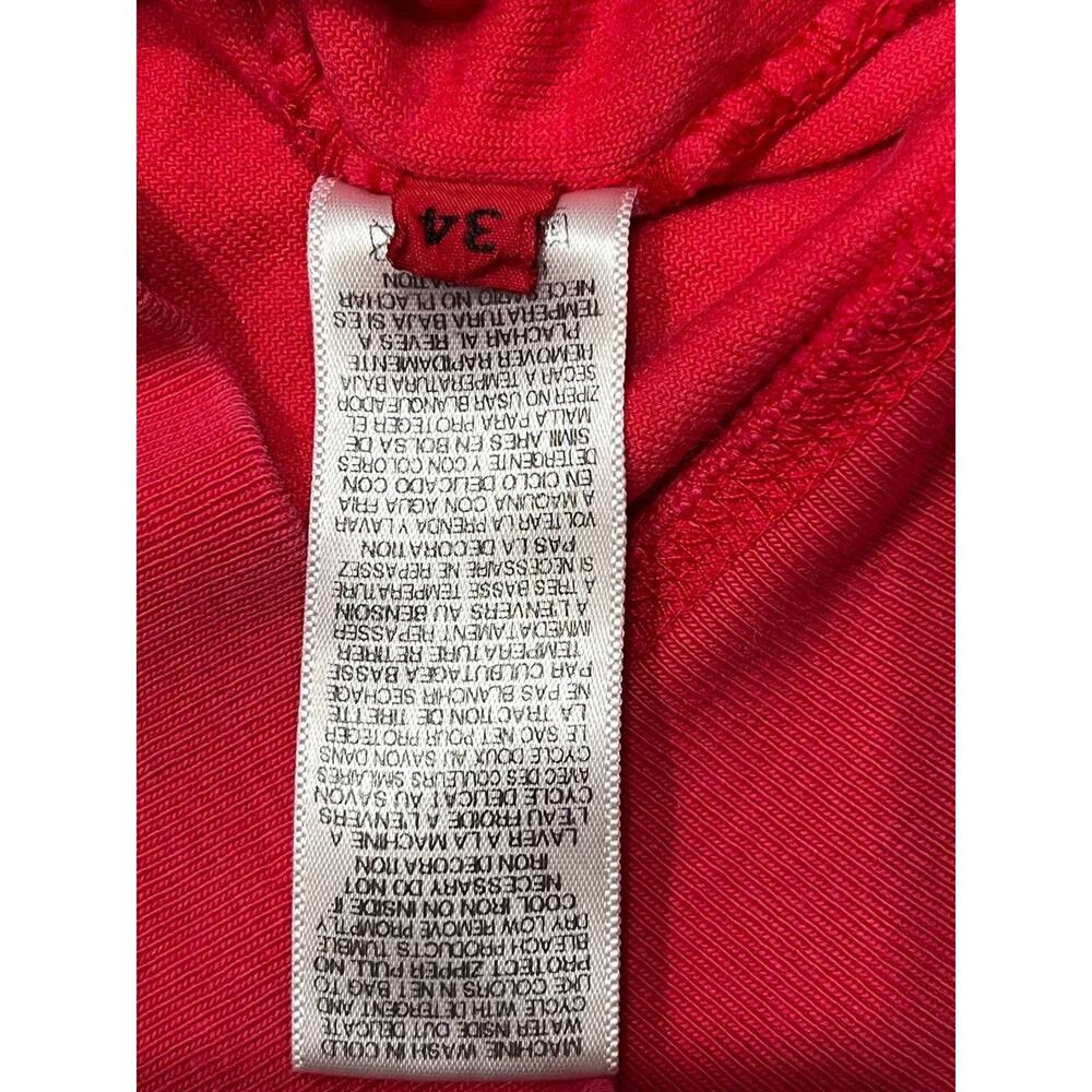 Juicy Couture Hoodie zip up velvet Y2K preppy Womens Red S petite A006837 - Picture 6 of 11